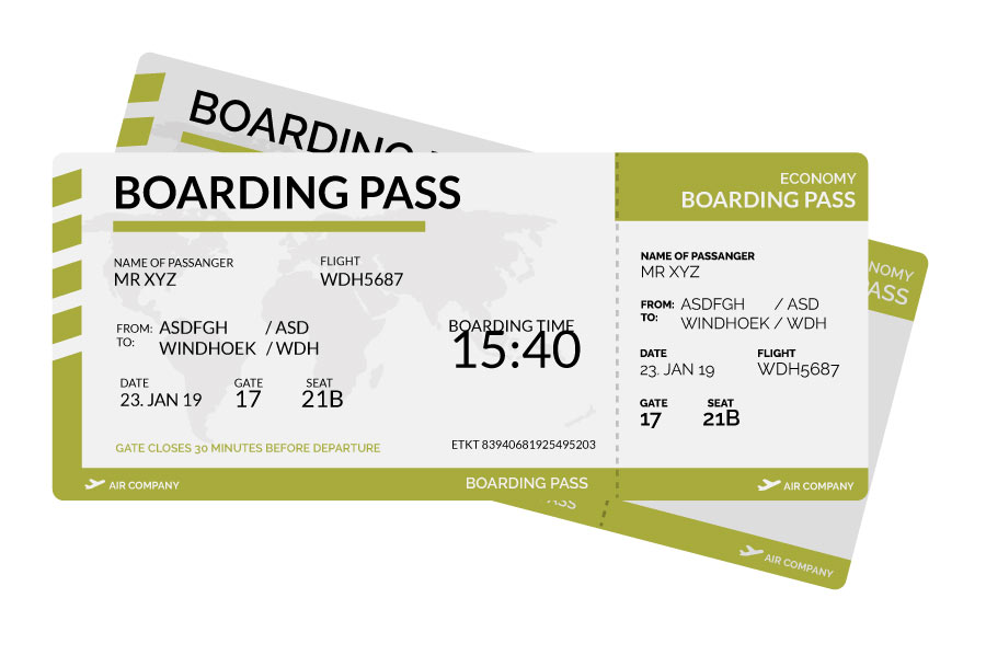 Explore-Botswana-boarding-passes-vluchten-